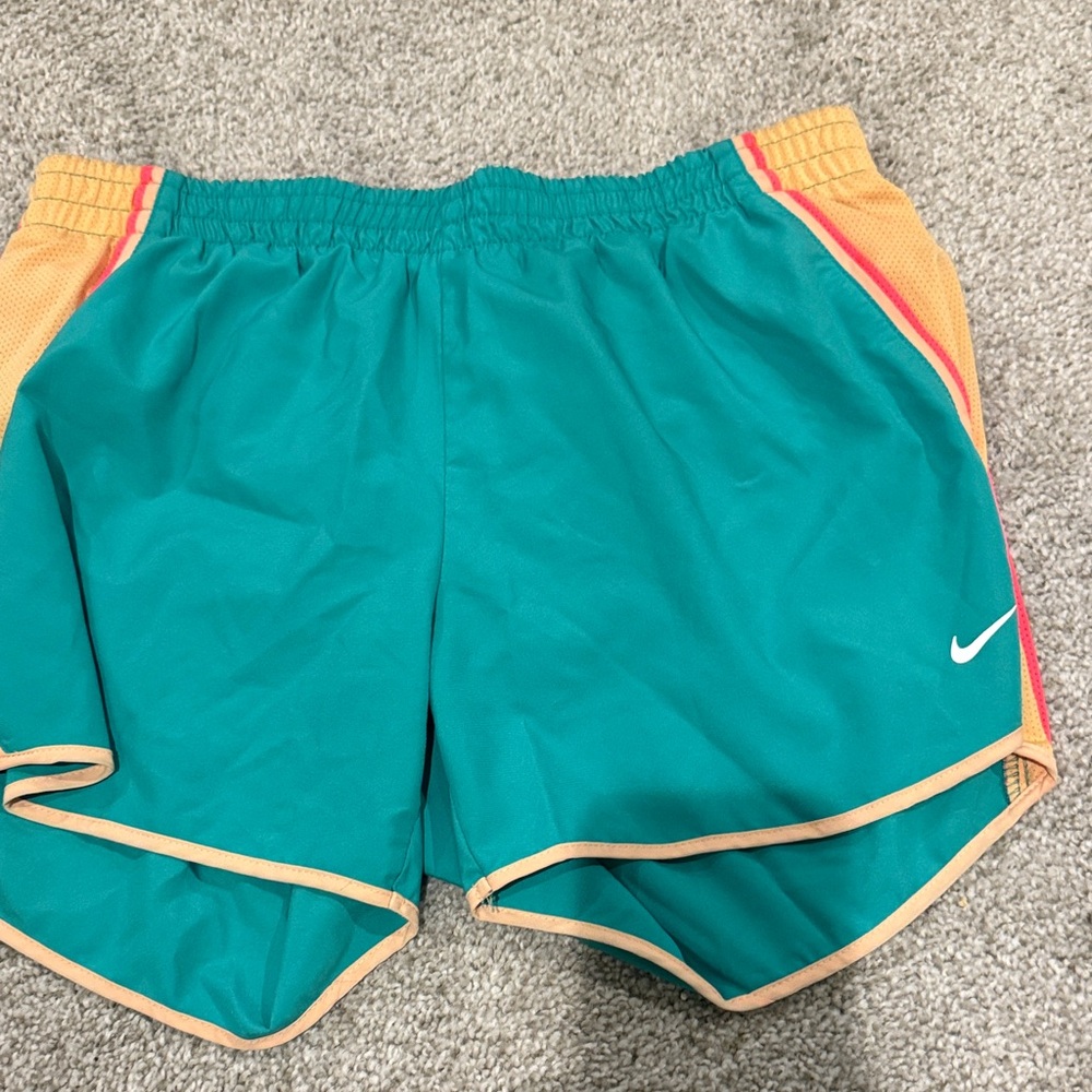 Nike Coral and Beige Dri-FIT Shorts